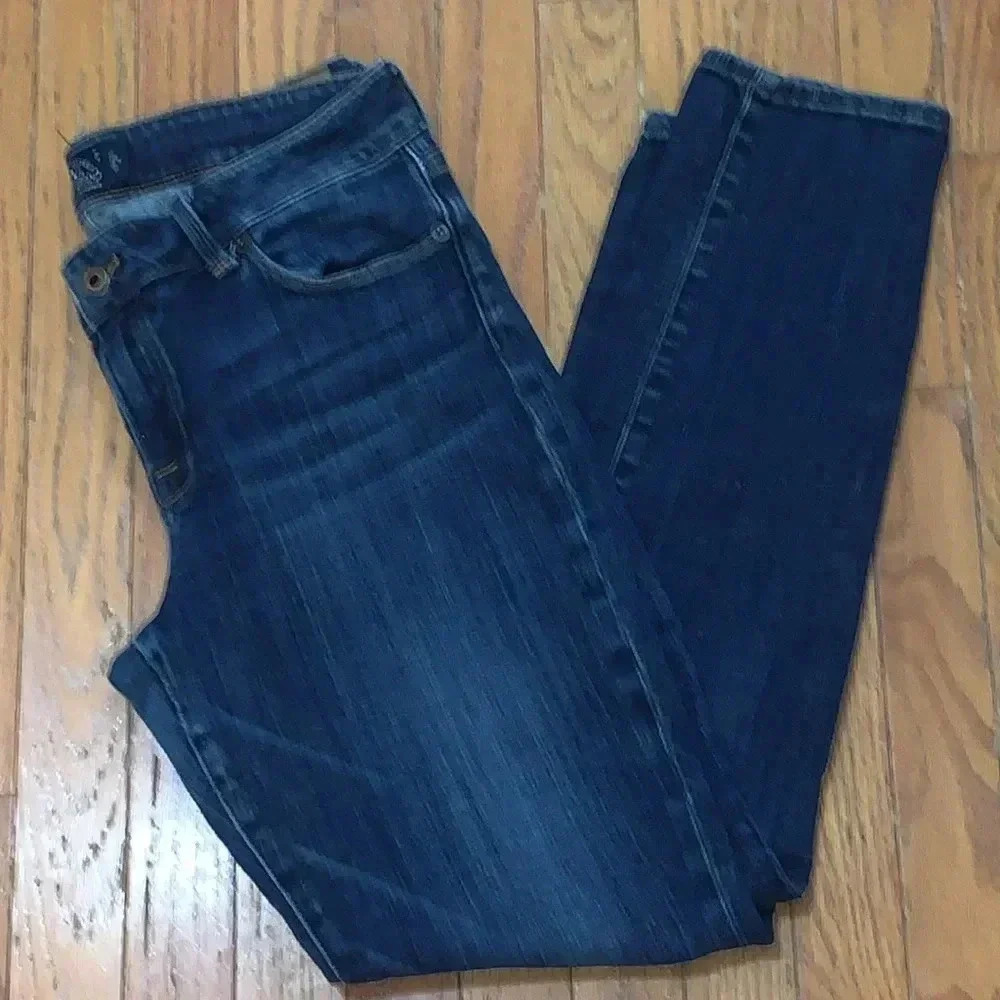 Lucky Brand Lolita Skinny Jeans Blue Denim Mid‎ Rise Size 10/30 R Womens